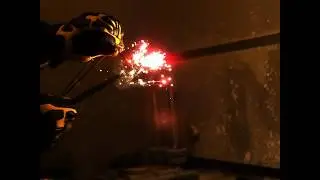 Ferrocerium metal spark generator recorded at high speed