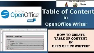 Create and Customize Table of Contents in OpenOffice Writer | Digital Documentation | Class 10 FIT