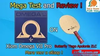 Xiom Omega 7 Pro Mega Test and Review II Xiom Omega VII Pro Тест и Обзор накладки