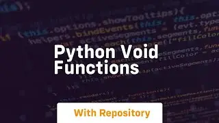 python void functions