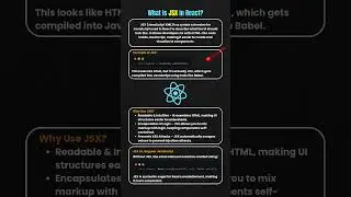 What is JSX in react? 