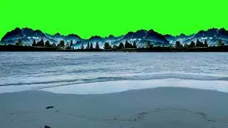 Water flowing green screen effect | Lake water green screen | Water flowing green screen background