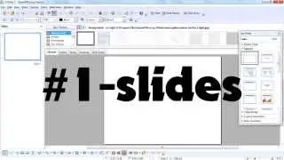 Open Office.org Impress #1: Slides-Adding,Deleting,Renaming,Shifting.