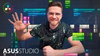 5 КРЕАТИВНЫХ приемов с МАСКАМИ в DaVinci Resolve 17 | ASUS STUDIO