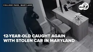 12-year-old caught again in Maryland with stolen car, sparks concern over juvenile crime