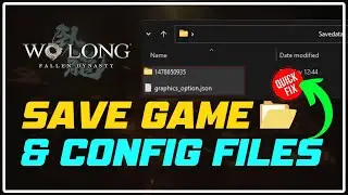 Wo Long: Fallen Dynasty - Save Game & Config Files Location On PC || LOCATE Wo Long SAVE FILE