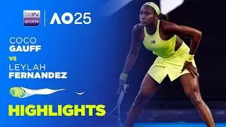 Coco Gauff vs Leylah Fernandez | Australian Open | Match Highlights