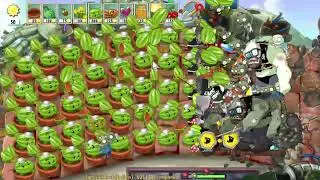 Plants vs. Zombies Garden Warfare - Melon-pullt Vs All 99999 ZOMBIES SURVIVAL  ROOF ENDLESS.