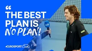 Andrey Rublev REALLY HAPPY to advance past DANGEROUS Eubanks | Australian Open 2024 🇦🇺