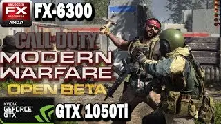 Call of Duty Modern Warfare 2019 GTX 1050Ti + AMD FX6300 DEFAULT SETTING Benchmarks