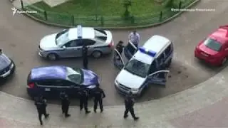 Видео после задержания Навального в Москве