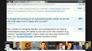 English Google Webmaster Central office-hours hangout