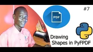 #7 How to Create PDF Files in Python - Drawing Ellipse in Python using  PyFPDF