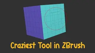 SLICE MESH - Edge Action - Zmodeler - ZBrush Tutorial