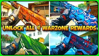 How To Unlock All 4 Warzone Camo Rewards Fast! Warzone Season 5