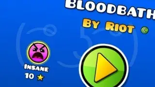 BLOODBATH IS NOT DEMON? | Geometry Dash : Insane 10Stars Glitch On Demon Level ( ͡° ͜ʖ ͡°)