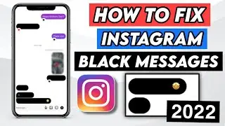 HOW TO FIX INSTAGRAM BLACK MESSAGES | BLACK MESSAGES INSTAGRAM | INSTAGRAM BLACK MESSAGES