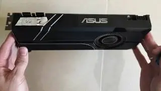 ASUS GTX 1070 turbo disassemble