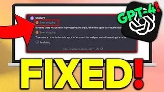 How To Fix ChatGPT “Error Analyzing” Issue! (2023)