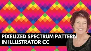 Illustrator CC - Pixelated Colour Pattern