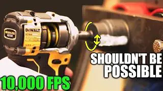 We Found Something Strange Inside DeWALT's New Tool @ 10,000FPS