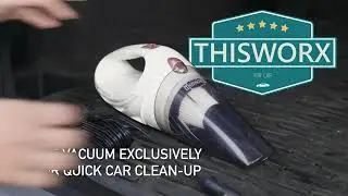 ThisWorx Car Vacuum Cleaner - Car Accessories - Small 12V High Power Handheld Portable Car Vacuum