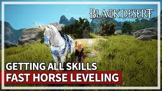 Level Horses Fast & Getting All Skills Tips | Black Desert