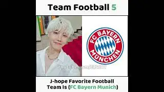 BTS Members Favorite Football Team In The World! 😮😱