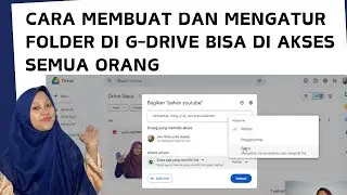 Cara Membuat GOOGLE DRIVE Bisa Diakses PUBLIK