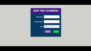 Add Two Numbers with React Hooks & Redux for beginners - React Micro Project