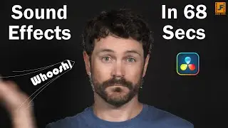 68 seconds to using FREE SFX to Davinci Resolve!