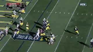 Michigan I-Formation to Jake Butt Touchdown Catch  vs. Illinois