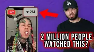 Tekashi 6ix 9ine Shatters Instagram Live Record | Instagram Live Strategy Breakdown