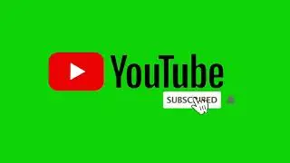 Футажи для видео монтажа Подписка на канал Green Screen Like and Subscribe