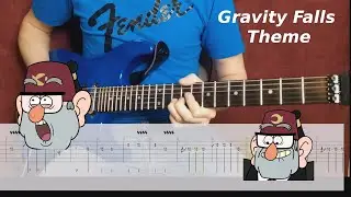 Gravity Falls Theme Guitar Version with Tabs