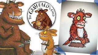 How To Draw The Gruffalo's Child By Axel Scheffler