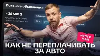 Подсказываем адекватную цену на автомобили. Итоги мая av.by