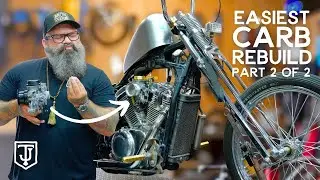 Motorcycle Carb Rebuild - Honda Shadow 600 & 750 Part 2 of 2