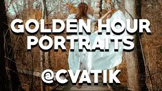 Golden Hour Portrait Shoot BTS with @cvatik