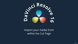 Davinci Resolve 16 and 17 Tutorial_03 How to Import Media from within the Cut Page