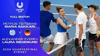 Tsitsipas/Sakkari v Zverev/Siegemund Full Match | United Cup 2024 Quarterfinal