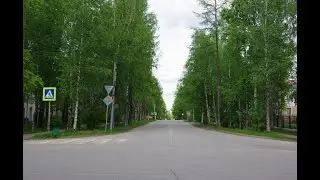 Летняя прогулка по улице Оплеснина города Сосногорск