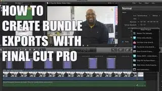 How to create a bundle exports with Final Cut Pro X