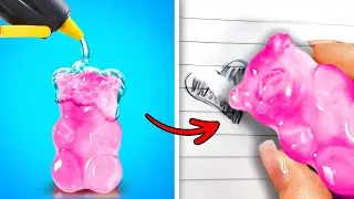 ASTUCES DE PARENTS RICHES VS PAUVRES 😍 Astuces d'Art et de Dessin 🎨 Créations Précieuses par 123 GO!