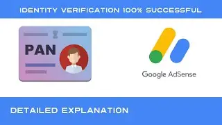 Google AdSense identity verification |  Verify your identity using PAN card | Tamil | CW CreationZ