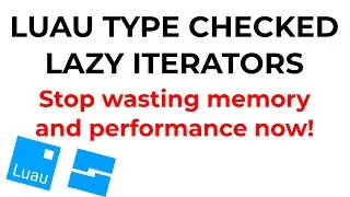 Lazy iterators tutorial in Roblox Luau using coroutines and type checking