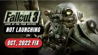 FALLOUT 3 NOT LAUNCHING EPIC GAMES | Fallout 3 Epic Games Not Working Windows 10/11