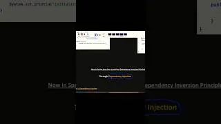 Dependency Inversion Vs Dependency Injection #softwareengineer #java