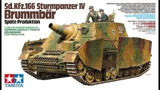 Building the all new 1/35 Tamiya Brummbar late