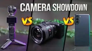 DJI Osmo Pocket 3 vs. Sony ZV-E1 vs. Samsung S21 - Can YOU Tell Which Is Which?